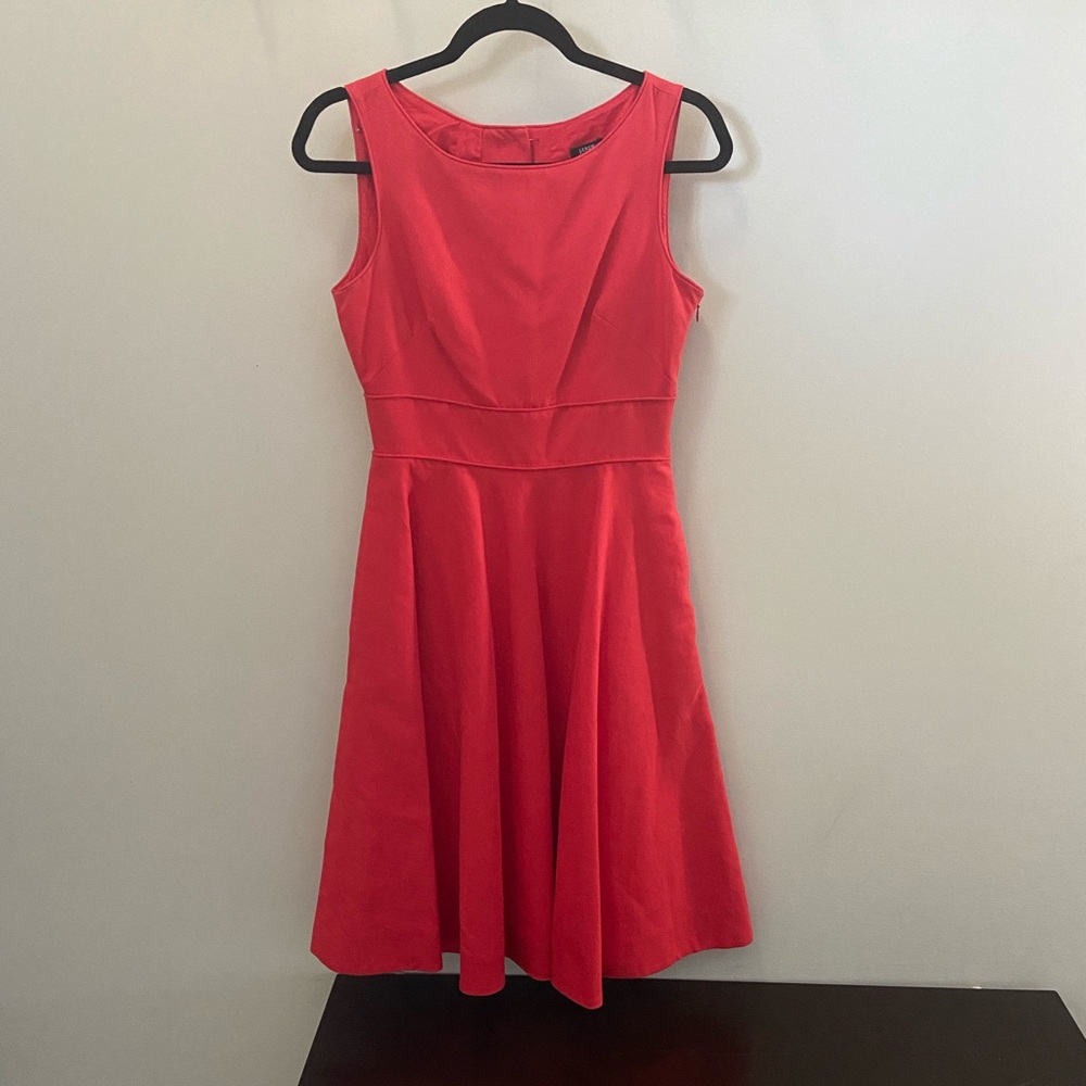 J. CREW Cotton Sleeveless Red Dress Size 2